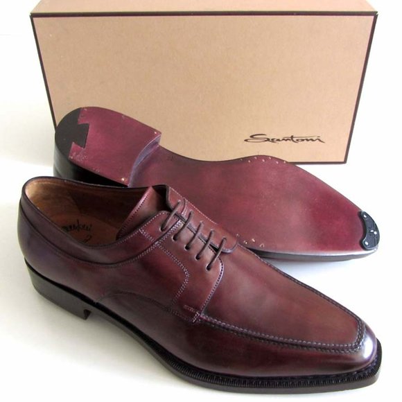 new SANTONI FAM Limited Norvegese antiqued dress shoes main image 7